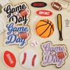 Sports Series Embroidered Cloth Patches: Football & Basketball Clothing Accessories