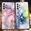Акварельная Картина Мраморный Силиконовый Чехол Для Samsung Galaxy A32 A52 A14 A13 A22 A72 A51 A71 A41 A11 A31 A21S 5G Чехол Оболочка для Телефона