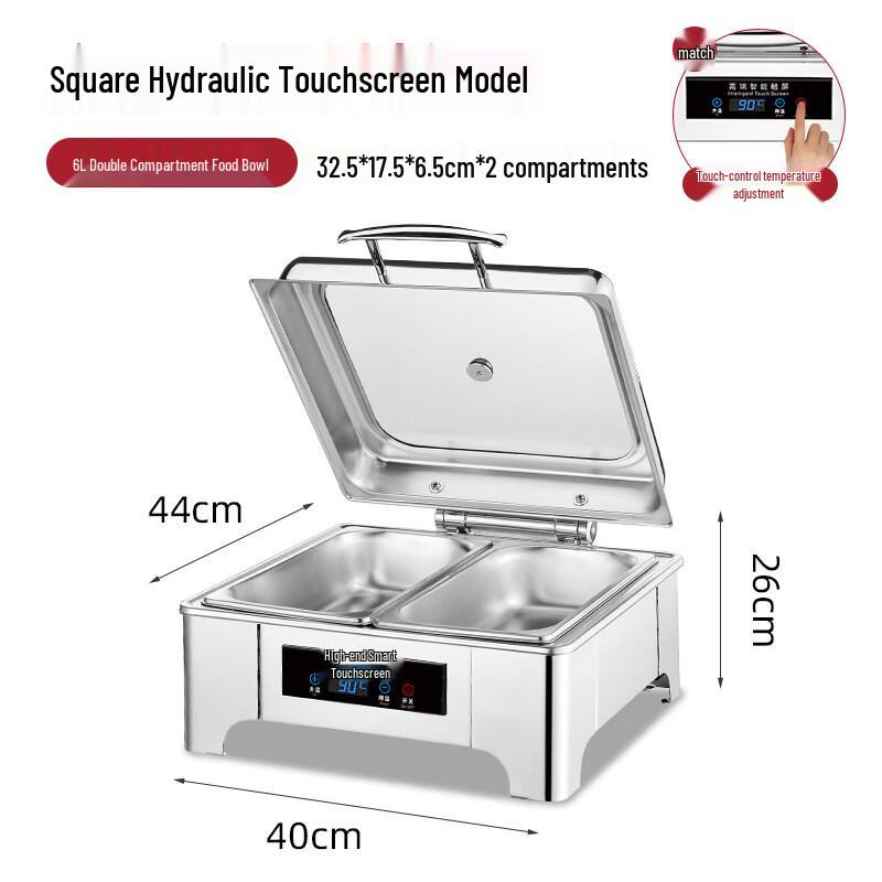 Commercial Buffet Food Warmer & Interchangeable Serving Pans
