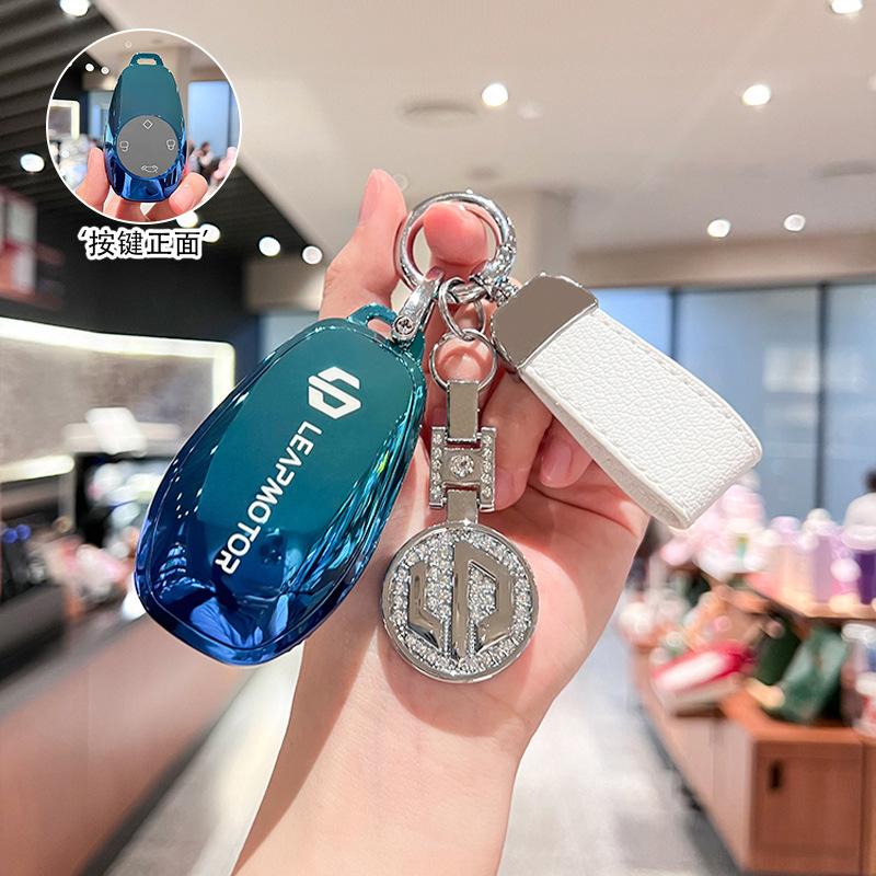 Подходит для комплекта ключей 2021 Zero Run t03 c11 Zero Run s01 чехол-брелок для ключа с дистанционным управлением автомобиля защитный чехол кольцо женский