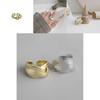 Elegant S925 Pure Silver Minimalist Irregular Ring Adjustable Size Perfect For Occasion Any
