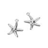 50pcs Stainless Steel Beach Jewelry Small Ocean Starfish Pendant Pendant Accessories  Earring Making