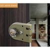 1PCS Bedroom Wooden Door Lock Home Anti-theft Lockset Old-fashioned Tiger Tooth Mechanical Lock Zinc Alloy Security Door Lock