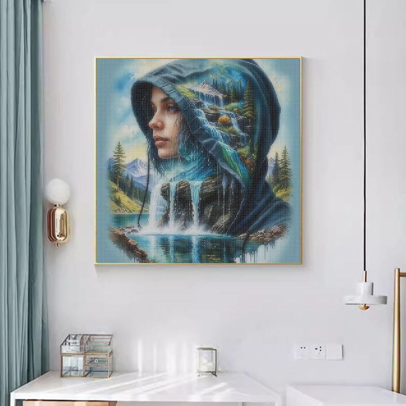 DIY 5D Фэнтези Женщины Алмазная Живопись Искусство Земля Полный Круглый Алмаз Мозаика Вышивка Крестом Настенный Декор