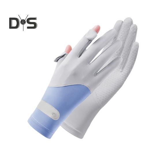 Тонкие солнцезащитные перчатки Ice Silk для женщин и мужчин, защита от ультрафиолета, перчатки для вождения и велоспорта с сенсорными пальцами, нескользящие, дышащие, летние перчатки для активного отдыха