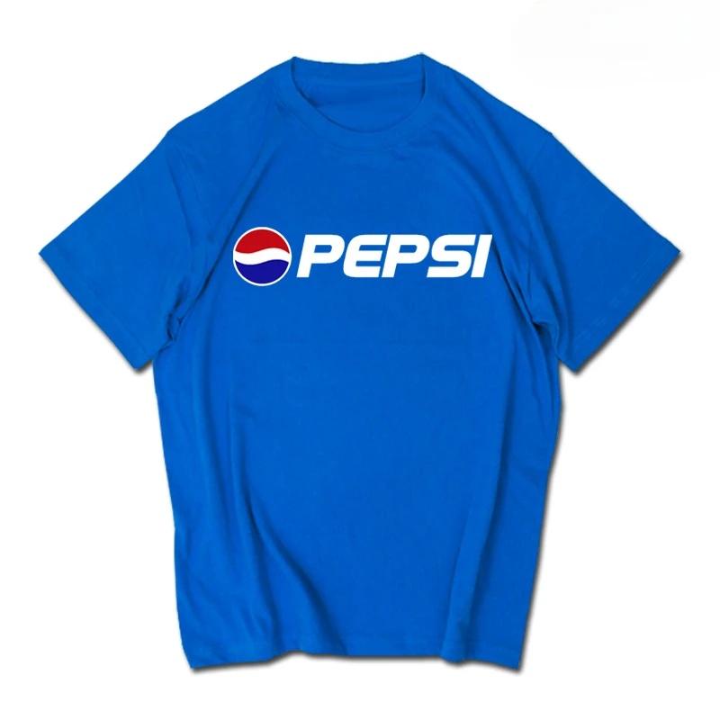 2026Summer New Trendy Brand INS Pepsi Cola Joint Tshirt Sprite CocaCola Unisexs and Unisexs Loose Cotton Couples Short Sleeves