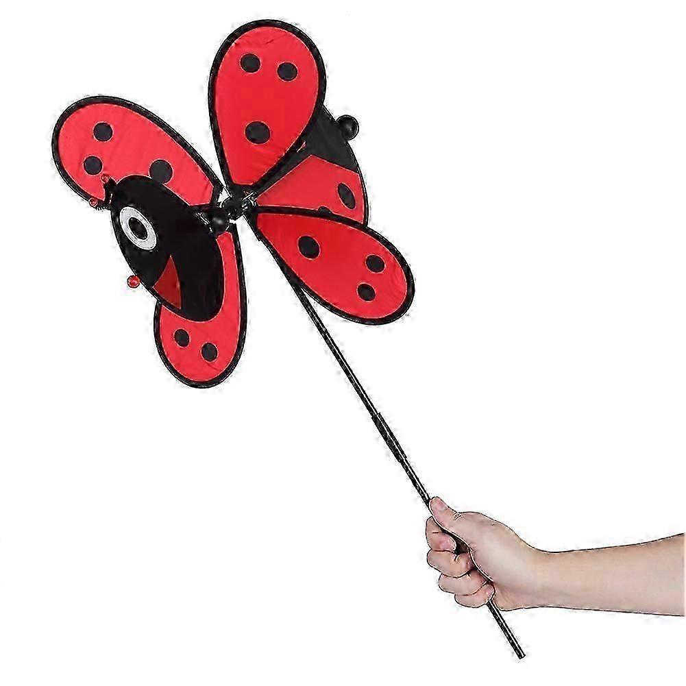 Lawn Party Decor with 3D Insect Windmill Toy