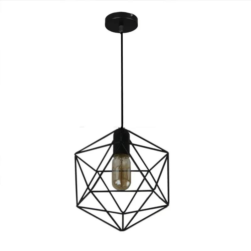 HOT Industrial style simple modern iron chandelier American country style living room and dining room creative personality lamp