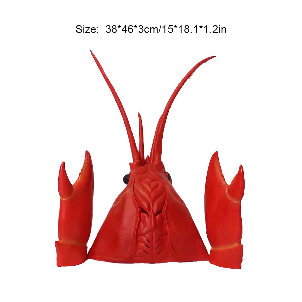 Funny Lobster Theme Mask Stand Out At Cosplay Party Halloween Latex Funyny Gift Lobster Mask