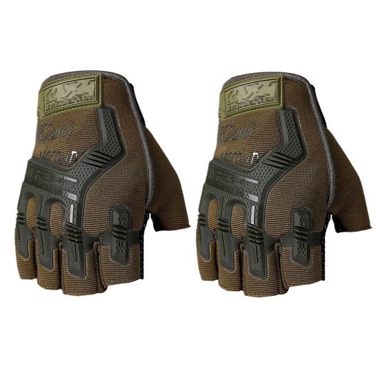 Велосипедные варежки Практичные удобные износостойкие варежки для верховой езды Противоударные перчатки с покрытием до половины пальцев Велосипедные варежки Велосипедные принадлежности