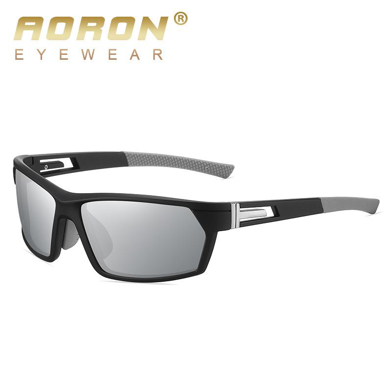 AORON модные мужские поляризационные солнцезащитные очки для улицы классический дизайн велосипедные очки антибликовые UV400 очки