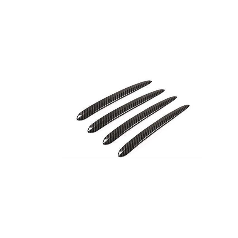 Cover Trim Exterior Side Door Handle For BMW 5 Series ABS Carbon Fiber 2018-2022