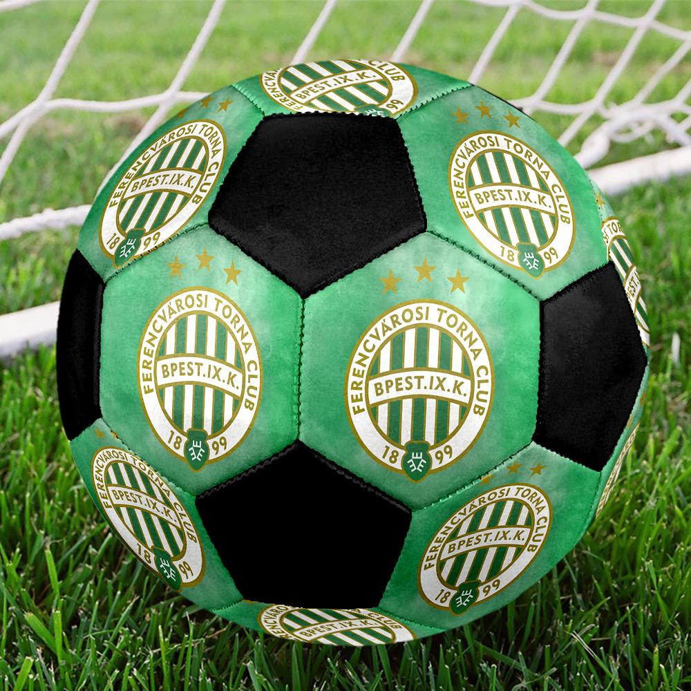 SIZE 5 Ferencvárosi TC Soccer Ball Colorful All Ages Machine Stitched PVC Competition Ready Durable High-Bounce