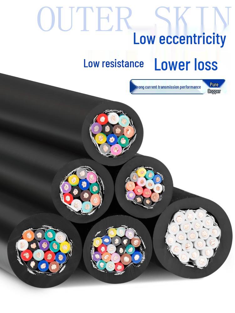 RVVP Shielded Control Signal Cable - Available in 2 to 14 Cores, 0.15 to 0.2 Square