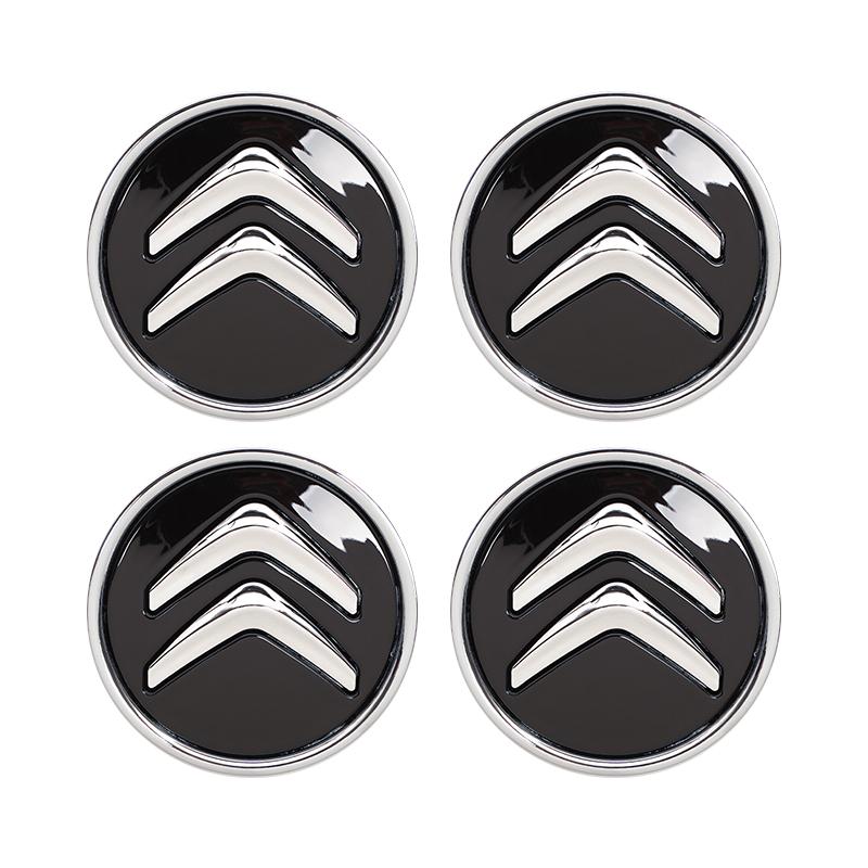 4Pcs Car Emblem Wheel Center Cover Hub Accessories For Citroen C8 DS3 C6 C3 Vts C4 Saxo C4L C5 C2 Xsara C3-XR Picasso Berlingo