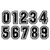 10 см цифровые гоночные автомобильные наклейки с номером 0-9 для модифицированных автомобилей