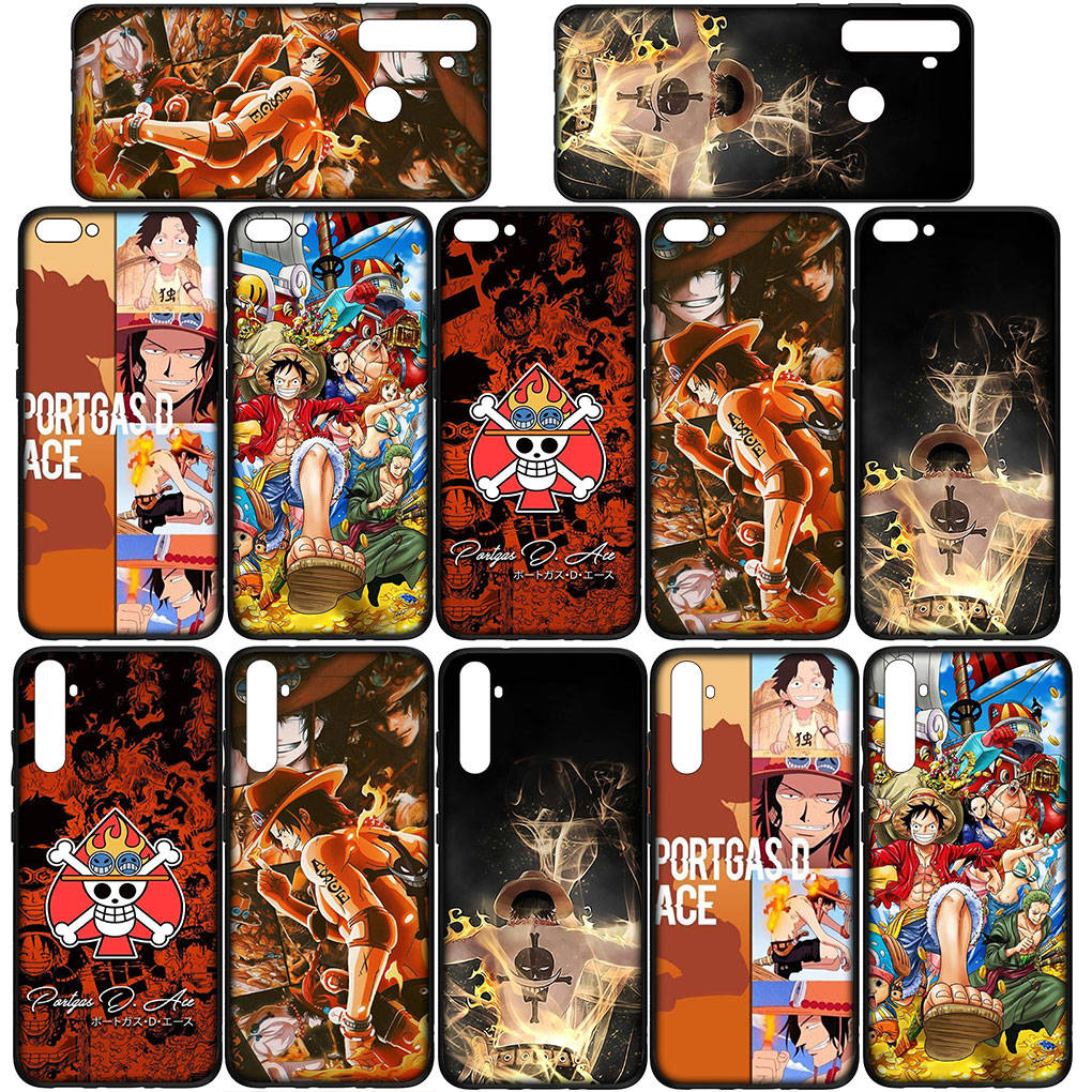 Чехол для iPhone 15 14 Xiaomi Redmi Note 13 12 11 Pro Max X 8 9 XR Samsung Galaxy S24 S23 A05 OPPO A15 Huawei One Piece Luffy Portgas D Ace Phone Case