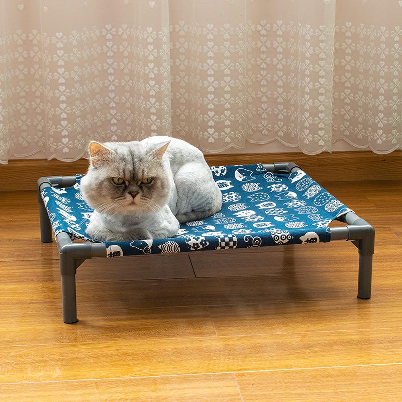 Summer New Cat Bed Washable Breathable Moisture Proof Pet Small Dog Bed Travel Cot
