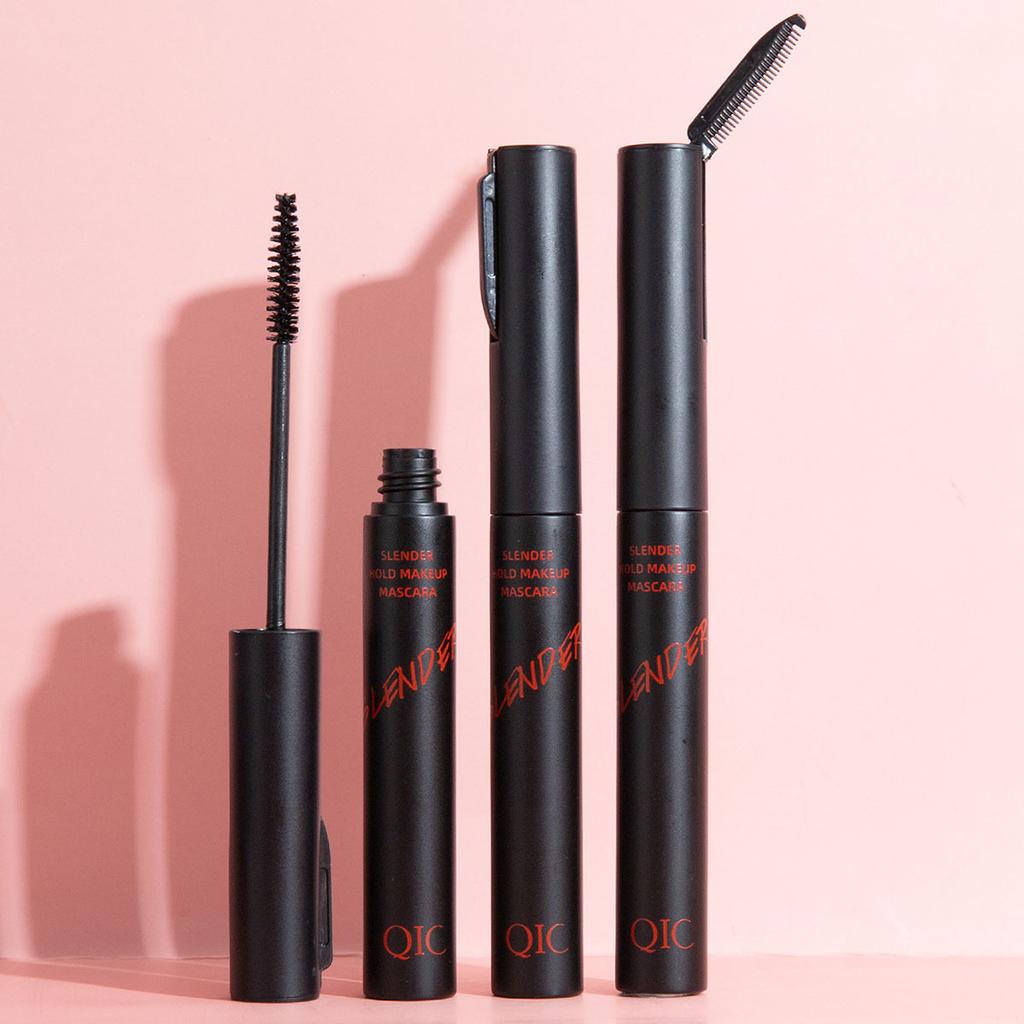 Тушь для ресниц с маленькой кисточкой Водостойкая, тонкая, не размазывающаяся, густая и вьющаяся тушь для ресниц