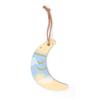 Suspension Lune en bois à décorer Ø 12 cm