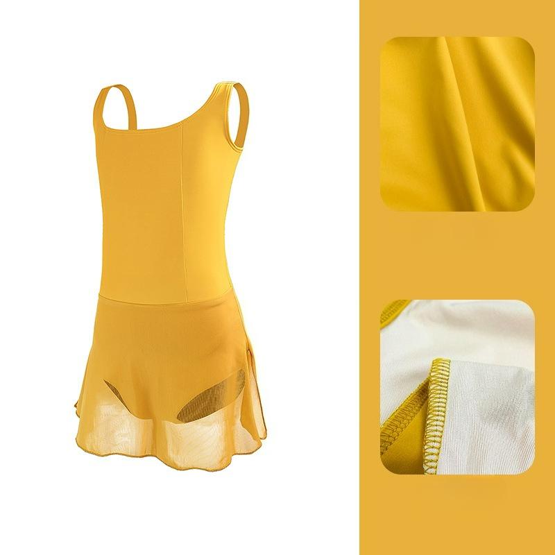 Детская одежда для танцев на лямках, балетные пачки для девочек, детская одежда для танцев, одежда для физической гимнастики, лето