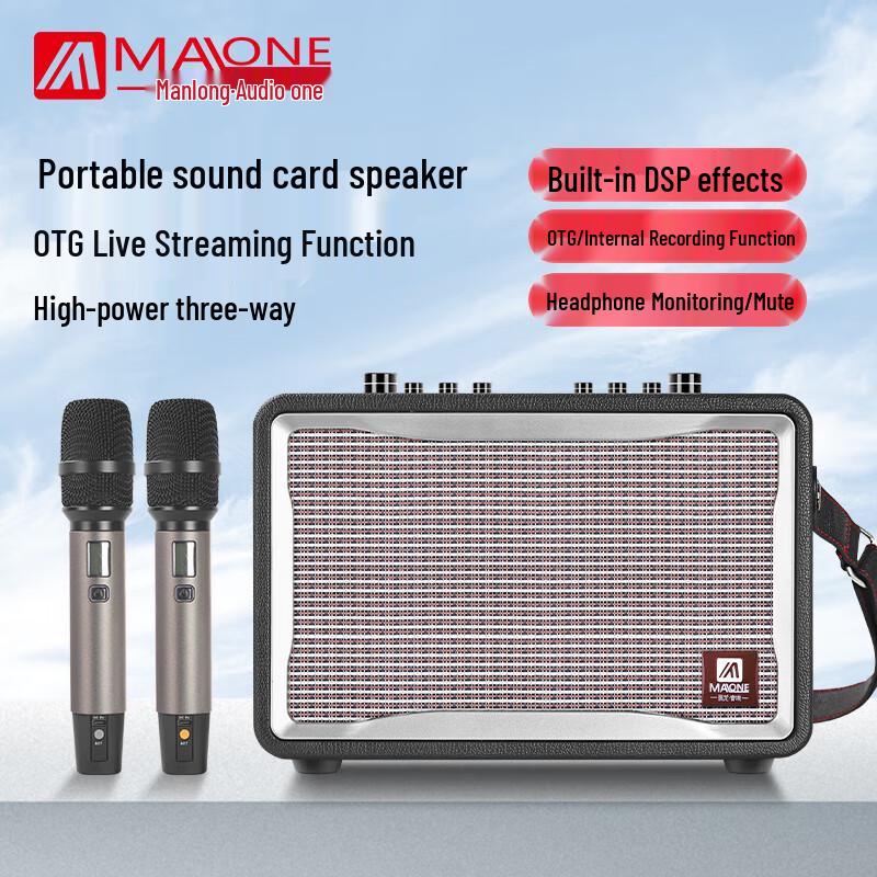 Manlong Portable Outdoor Karaoke Amplifier GT-001 CN plug (adapter included)