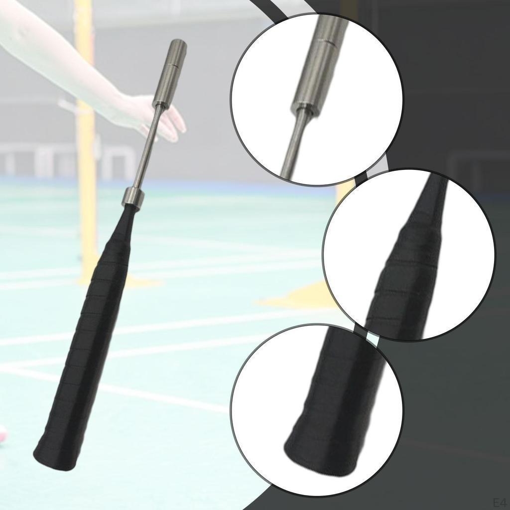 Помощь для свинга бадминтонной ракеткой Увеличение силы Портативный с обмоткой ручки Инструмент для тренировок