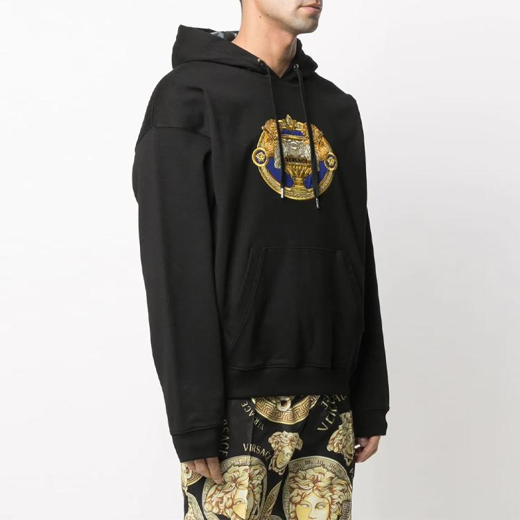VERSACE La Coupe Des Dieux Embroidered Hoodie A88699-A231242-A1008