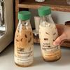 Кофейная чашка Портативная На вынос Сопровождающая чашка Стекло Женская Высокая ценность Стакан для воды Герметичные стаканы на вынос Бутылка для воды Чашка для напитков