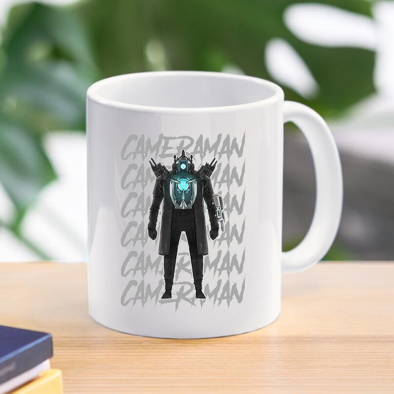 Мультфильм Skibidi Туалет Кофе Чай Кружки Спикер Camcordeman Завтрак Десерт Молоко Вода Керамические чашки Домашняя посуда для напитков Подарки другу