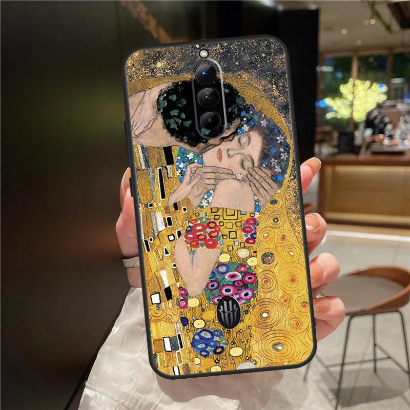 Чехол с картиной Густава Климта «Поцелуй» для ZTE Nubia Red Magic 10S 9S 8S 10 9 8 11 Pro Plus 6 7 6S 7S Для RedMagic 10 Air Чехол