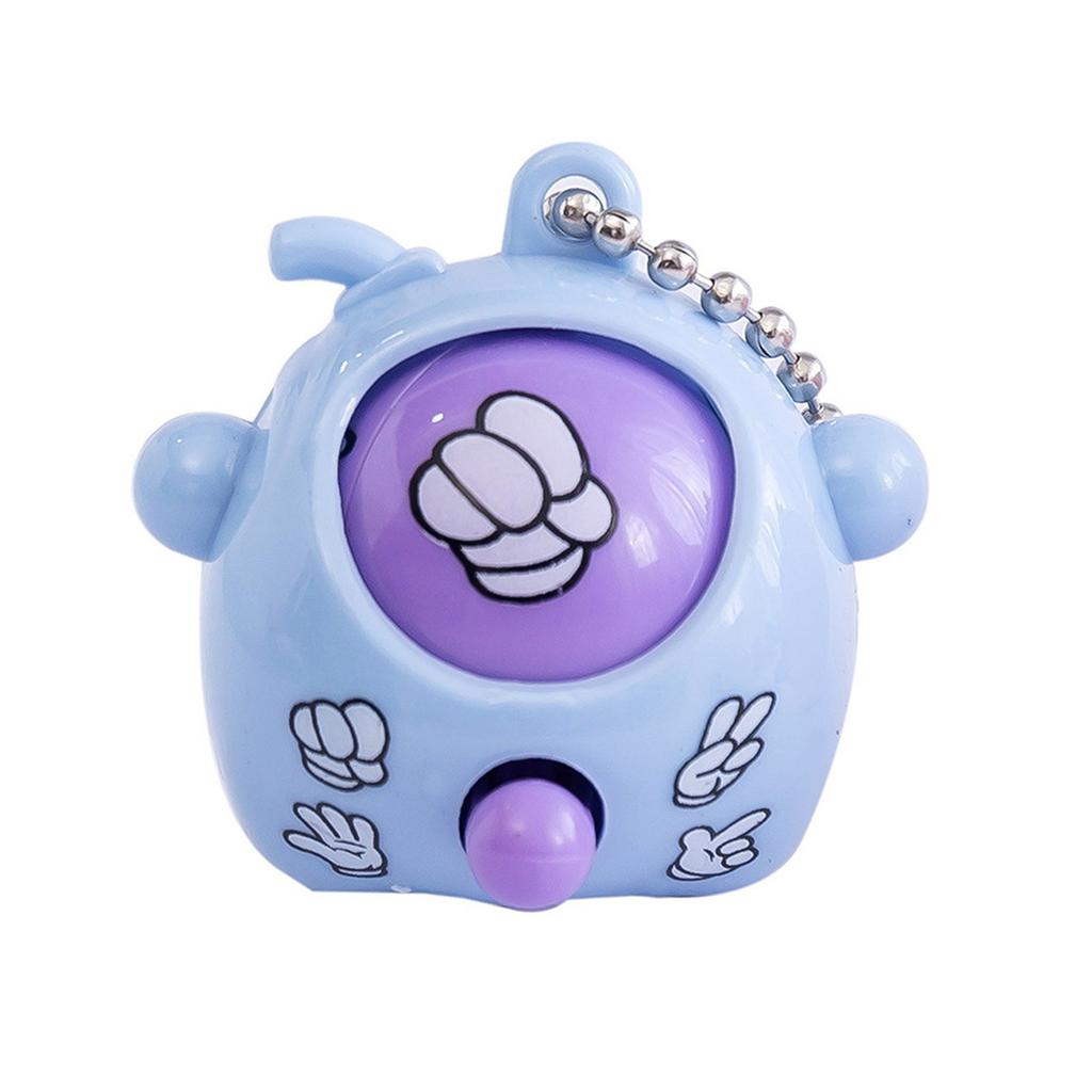 Creative Rock Paper Scissors Surprise Egg Toy Random Color Fun Capsule Toy For Kids And Adults Novelty Keychain Toy