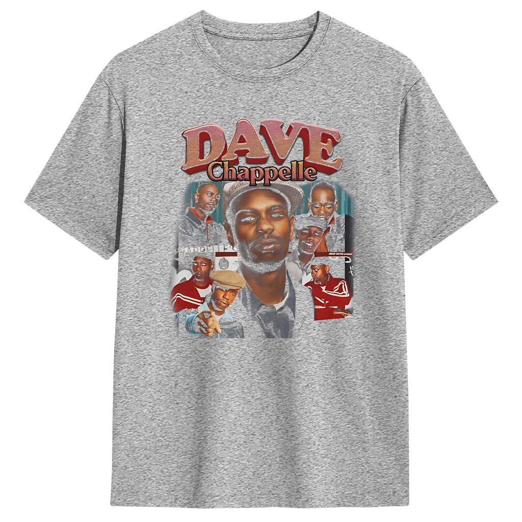 Funny Dave Chappelle TShirt Summer Cotton TShirts For Unisex Harajuku Printed Tee Shirt Short Sleeve Vintage Clothing