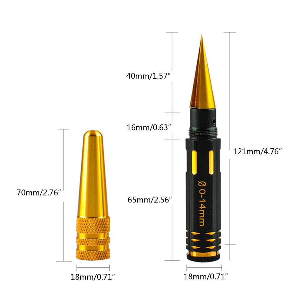 0-14 мм RC Hole Opener Универсальный расширяющийся дырокол Opener Практичные ручные инструменты для модели Shell/Пластиковая пластина/подкладка