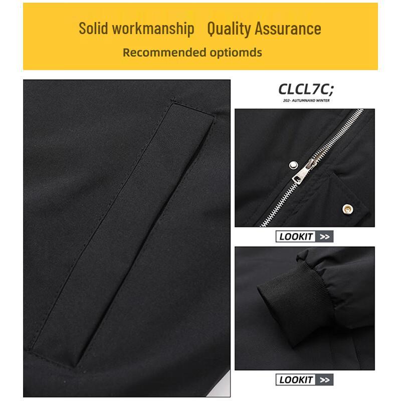 NASA MARVEL Men's Winter Fleece-Lined Casual Jacket