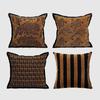 Vintage Animal Jacquard Pillow Cover Tiger Elephant Design Soft Decorative Cushion Case for Sofa Bed Home Throw Pillowcase