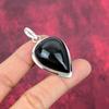 Obsidian Eye 925 Solid Sterling Silver Pendant, Handmade Gemstone Pendant Jewelry, Gifts For Wife Brand New Pendant