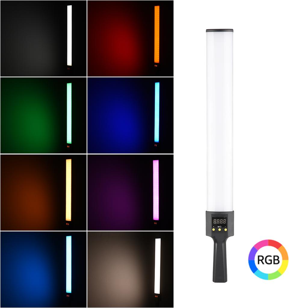 Andoer 20 Вт красочный ручной светильник RGB с палочкой для профессионального фотографического освещения 300 яркий свет