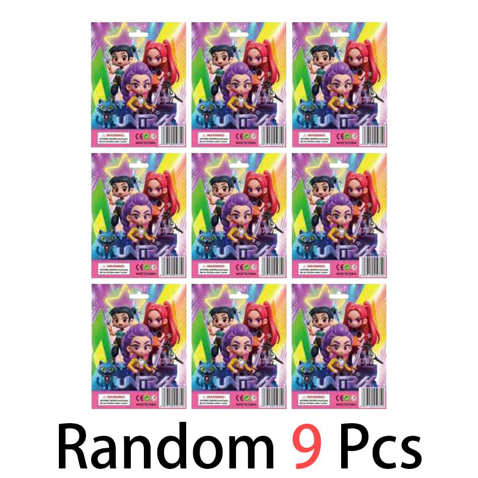 24 шт. Q Версия Kpop Истребители демонов коробка Фигурка Игрушка Дерпис Тигр Руми Мира Зои Сасси Фигурка Кукла Поклонники Рождество День рождения Подарок