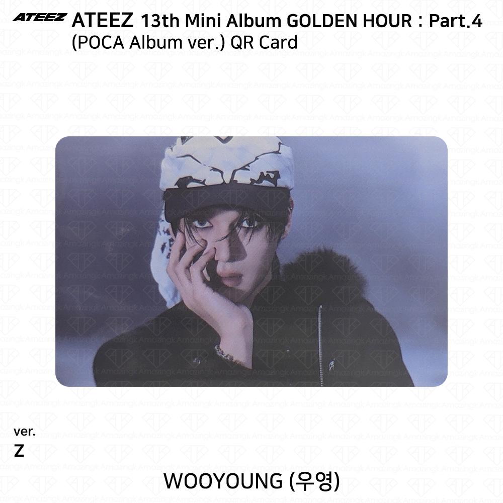 ATEEZ 13-й мини-альбом Golden Hour Часть 4 POCA Альбом версия. Фотокарта
