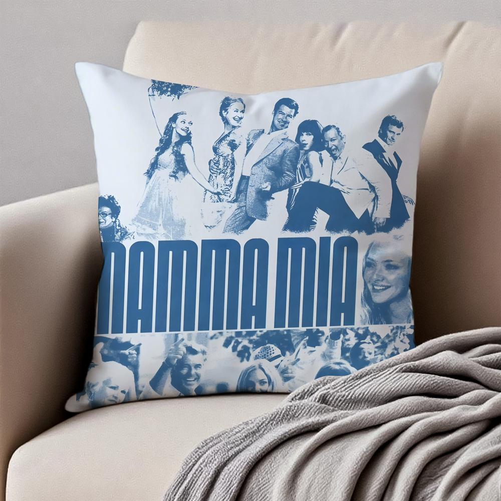 MMamma MMia Cushion Cover Pillowcase Antidustmite Invisible Zipper Short Plush Sofa Cushion