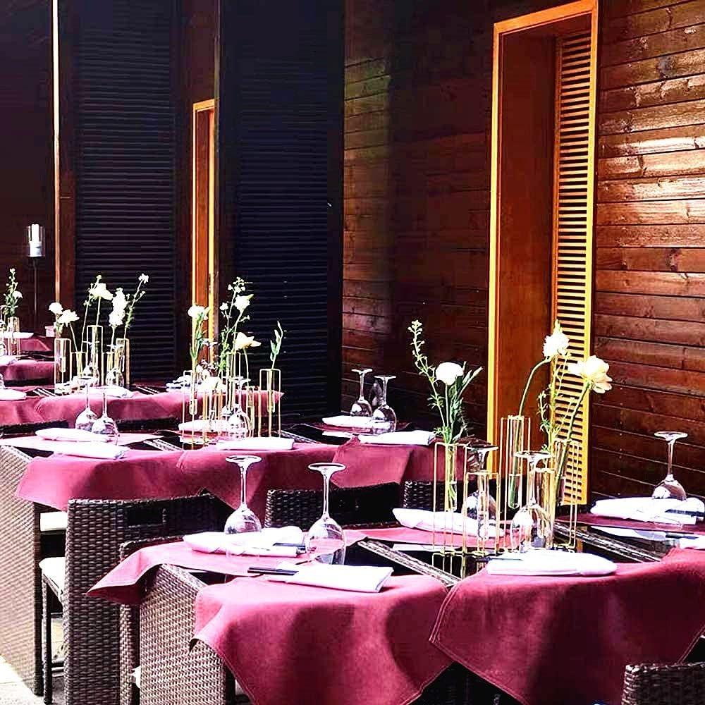 Стеклянная ваза с металлическими стойками, набор из 5 ваз для пробирок для гидропоники,