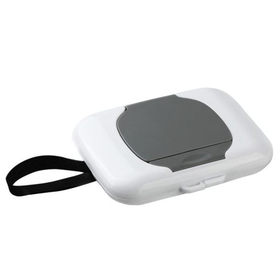 Wet Wipes Box with Hanging Portable Holder Dustproof Travel Wipe Hoop Baby Wet Tissue