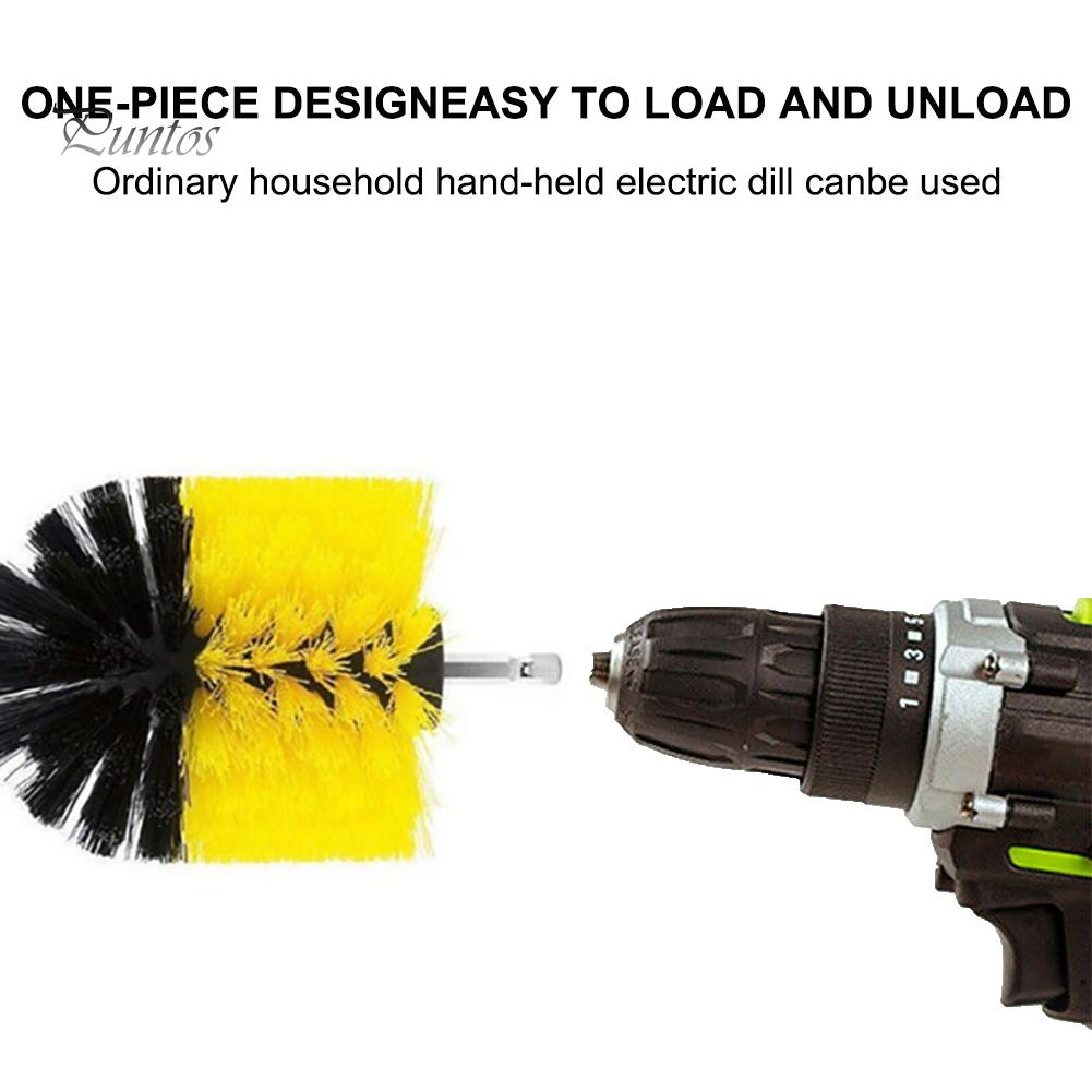 3Pcs / 1Pc Power Scrubber Electric Drill Brush Плитка Инструмент для чистки стекла