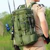 Multifunctional Tactical Fishing Tackle Bag With Rod Holders Fish Equipment Storage Camping Outdoor Large Capacity Backpack