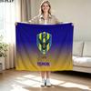 DUHOK SC Print Flannel Blanket High Quality Warm Comfortable Cover for All Seasons Perfect for Gifts Home Decor