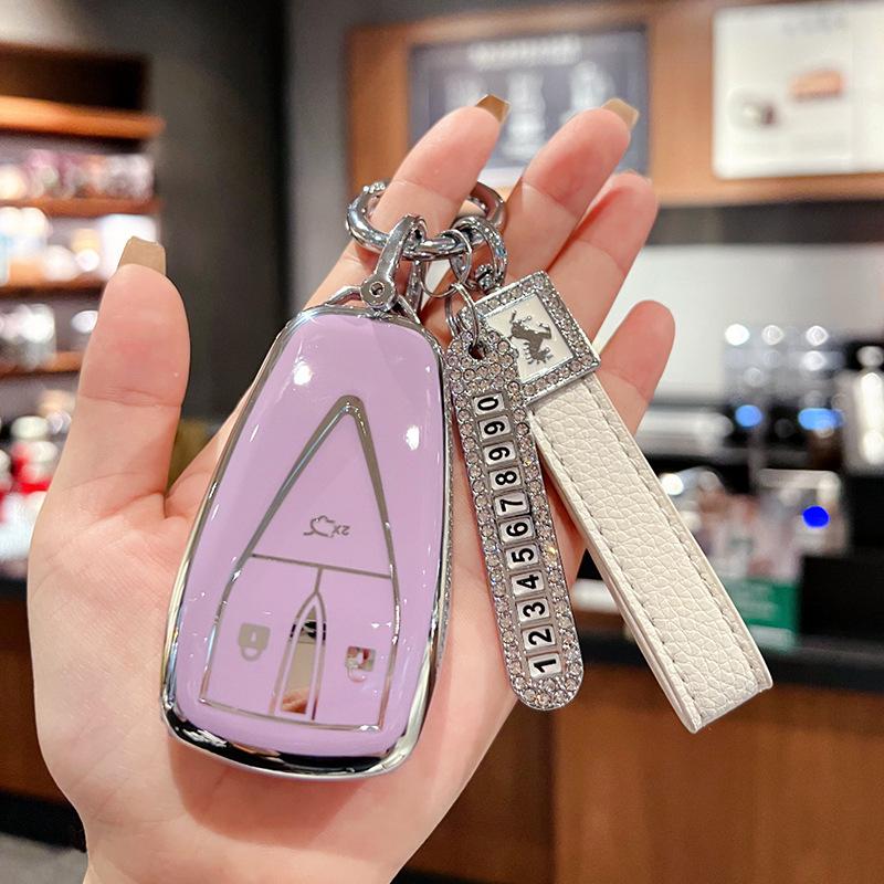 Чехол для ключа Changan CS Series: Подходит для CS75 Plus, Yidong, CS35, CS55, X5, Oushang X7