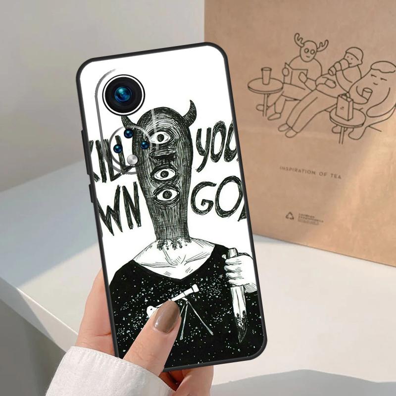 Чехол Oyasumi Punpun для Honor Magic 7 Lite 5 6 8 Pro Honor 400 200 Pro X9c X9b X9a X8a X8b 50 70 90