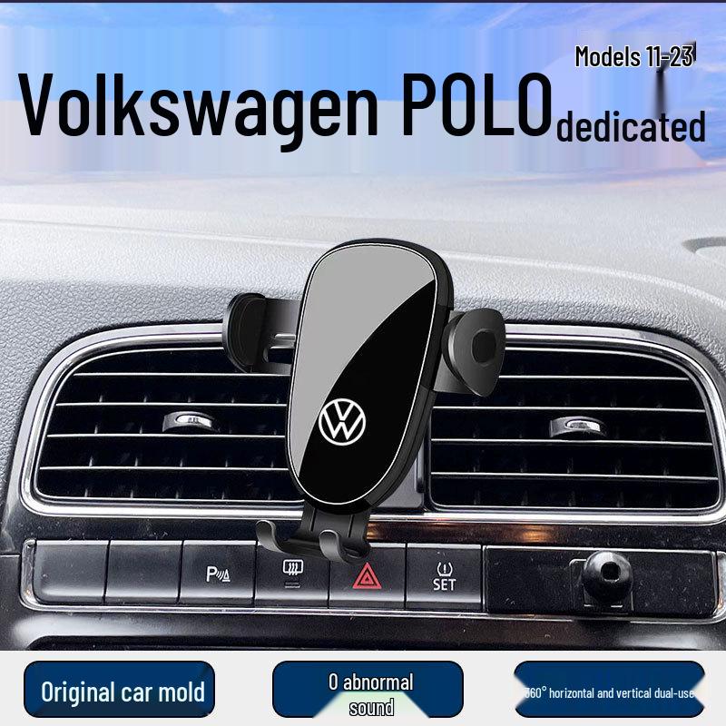 Автомобильный держатель телефона для Volkswagen POLO: Крепление в вентиляционное отверстие и поддержка навигации
