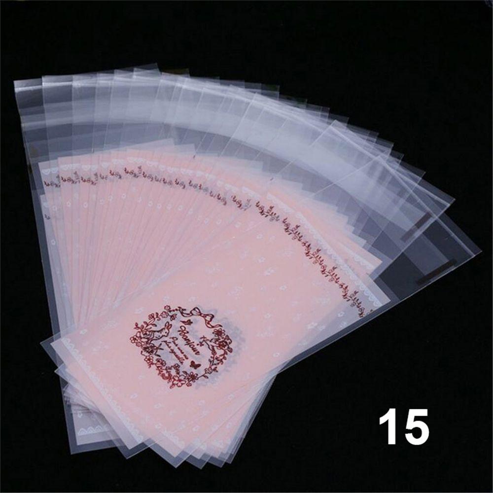 100pcs/lot Cute Bow Party Supplies Wedding Favors Lipstick Bag Gift Packages OPP Bags Plastic Pocket